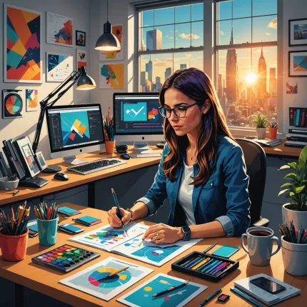Cum să Începi o Carieră în Design Grafic: Designul Grafic Oferă Oportunități Creative și Bine Plătite